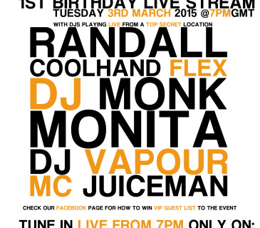 1st Birthday Sqaure flyer