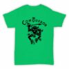 Record Label T Shirt - Conqueror Records - Jade Green With Black Logo