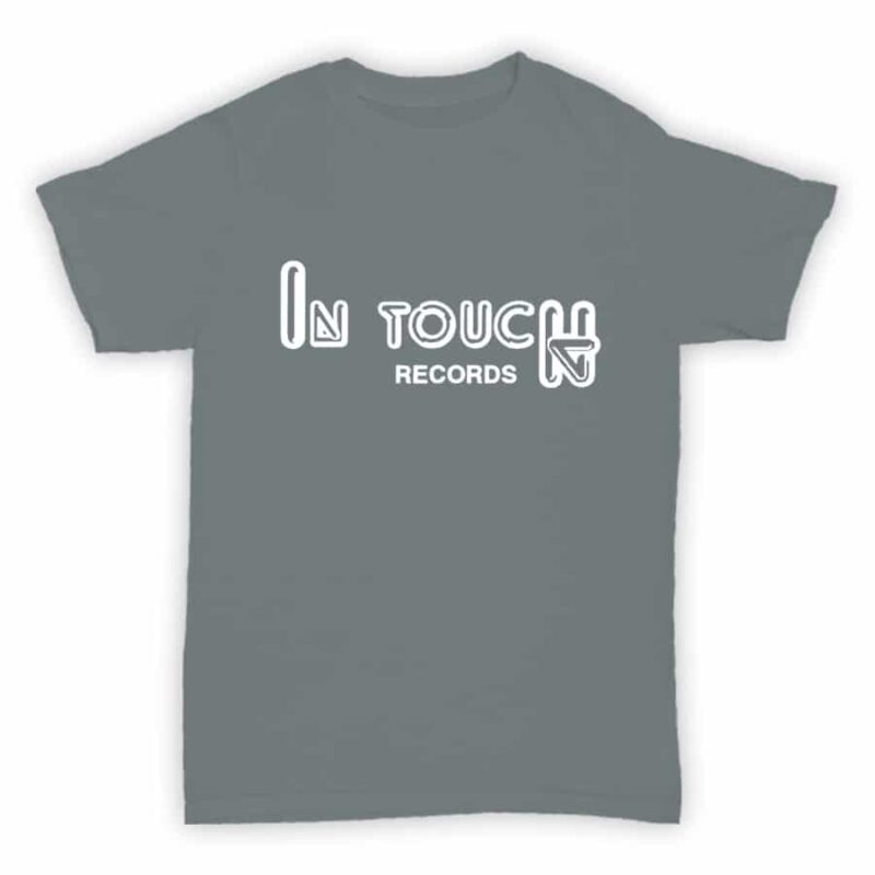 Record Label T Shirt - In Touch Records - Sports Grey With White Logo