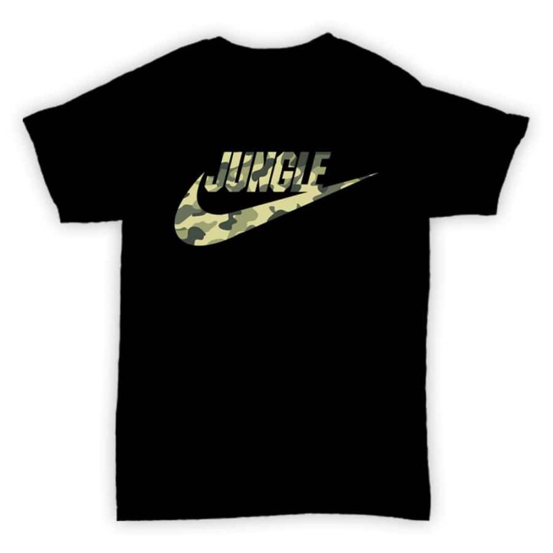Hardcore Junglism - Tee001 - Jungle Air - Black T-Shirt