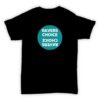 Ravers Choice - Record Label T Shirt - Black With Blue Design