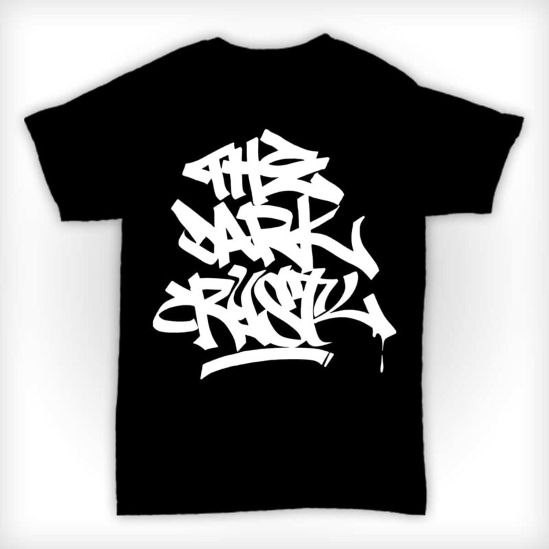 The Dark Crystl - Black T Shirt With White Print