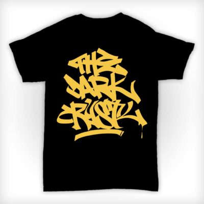 The Dark Crystl - Black T Shirt With Yellow Print