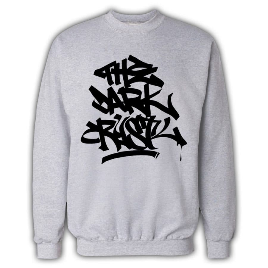The Dark Crystl - Sweatshirt - Black Design On White