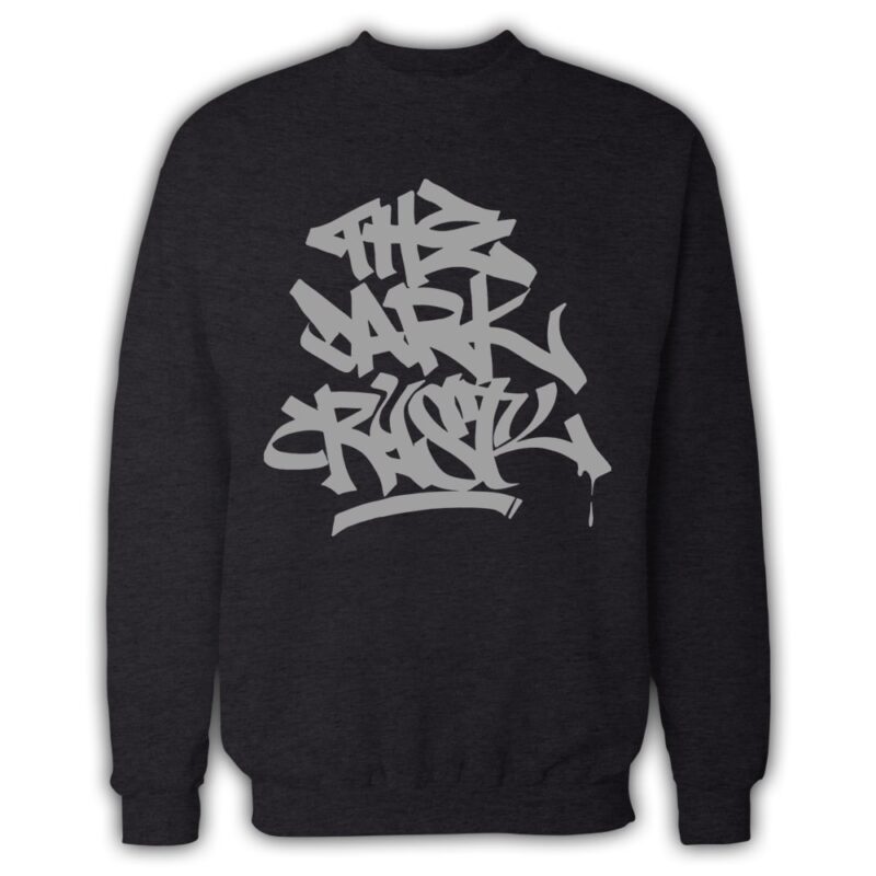 The Dark Crystl - Sweatshirt -Grey Design On Black