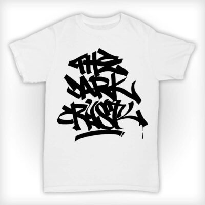 The Dark Crystl - White T Shirt With Black Print