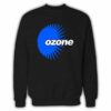 Ozone Recordings - Black Sweatshirt With Blue Logo
