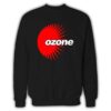 Ozone Recordings - Black Sweatshirt With Red Logo