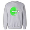 Ozone Recordings - Grey Sweatshirt With Green Logo