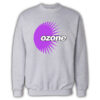 Ozone Recordings - Grey Sweatshirt With Purple Logo