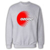 Ozone Recordings - Grey Sweatshirt With Red Logo