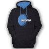 Ozone Recordings Hoodie - Black With Blue Logo
