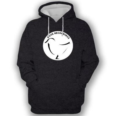 Dove Recordings - Hooded Sweater In Black