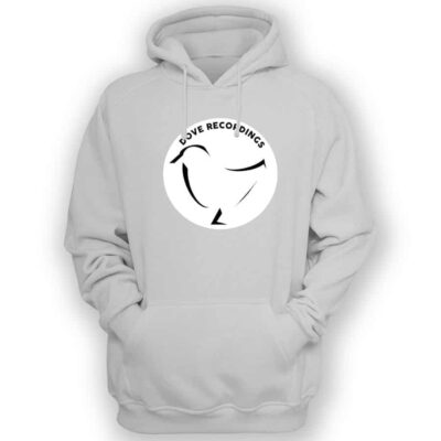 Dove Recordings - Hooded Sweater In White