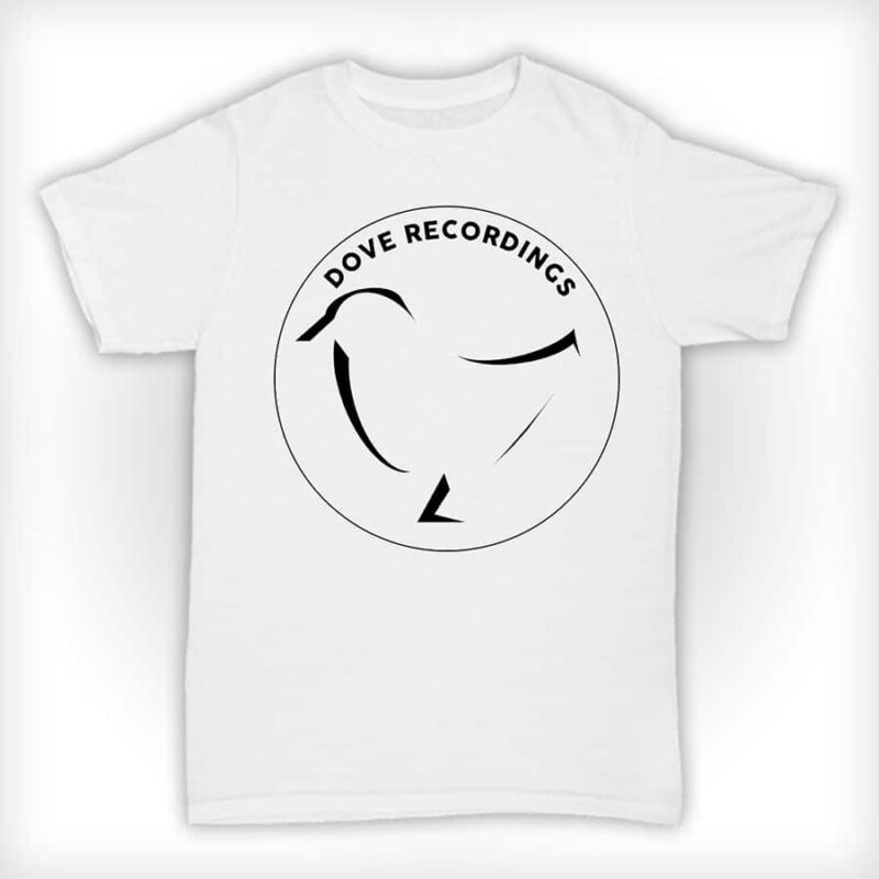 Dove Recordings - Old Skool Record Label White T-Shirt